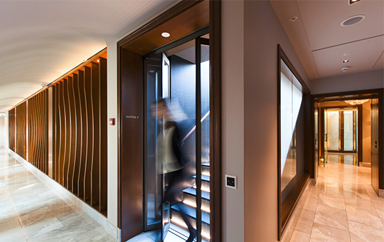 Record FTA20 Automatic Bi-Folding Door Four Seasons Hotel